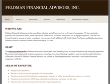 Tablet Screenshot of feldmanfinancial.com